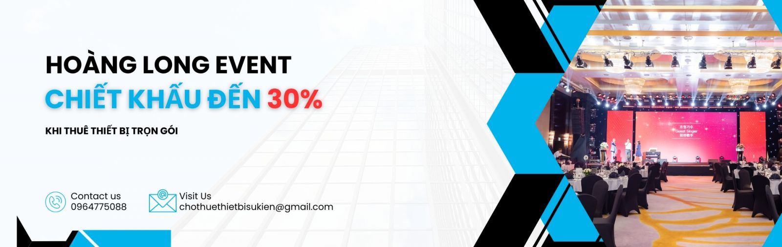 lưu ý khi thuê thiết bị sự kiện